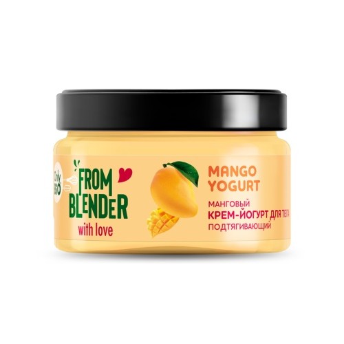 Крем йогурт для тела с пробиотиками Манговый Подтягивающий 200мл FrBLENDER
